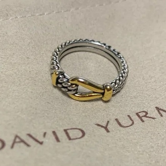 David Yurman Jewelry - David Yurman Silver and Gold Ring sz8❤️